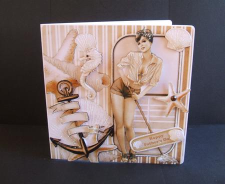1950's Pin Up Girl Alice May Mini Kit (sepia) by Angela Walker