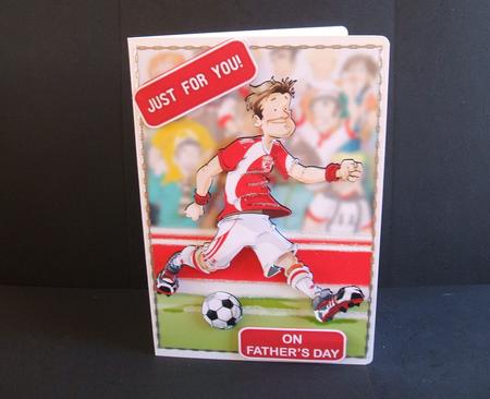 Football Dude from Middlesbrough by Angela Walker