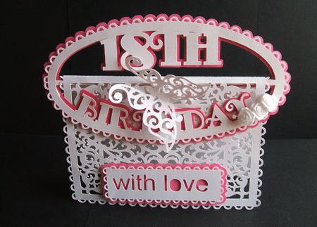 18th Birthday Buckle Card by Angela Walker