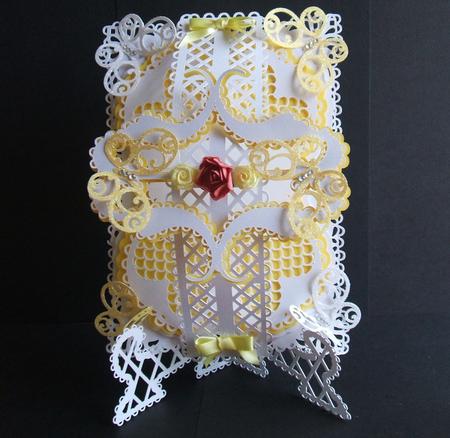 Buckle Stand Card 1 by Angela Walker