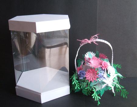 3D Summer Flower Basket by Angela Walker