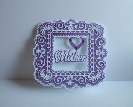 Mother's Day Square Card by Angela Walker