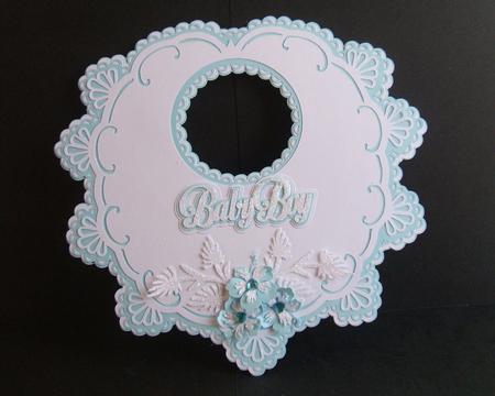 Baby Boy & Girl Bib Topper by Angela Walker