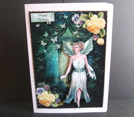 Beautiful Butterfly Fairy by Angela Walker
