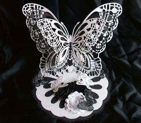3D Standing Butterfly by Angela Walker