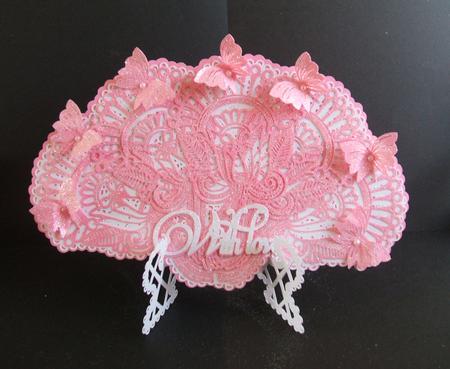 Fancy Fan & Stand Card by Angela Walker
