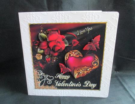 Valentine Redrose 6x6 by Angela Walker