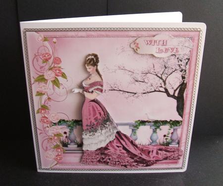 Victorian Lady Dusky Rose Mini Kit by Angela Walker