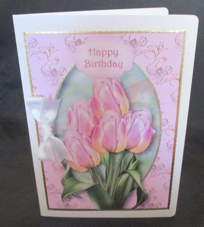 Pretty Pink Tulips Mini Kit by Angela Walker