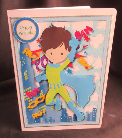 Super Hero in the Sky  by Angela Walker