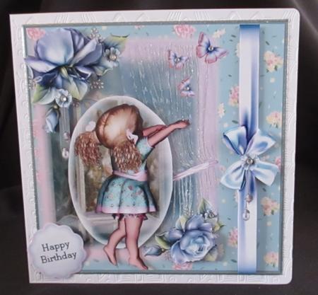 Chasing Butterflies Card Front Kit by Angela Walker