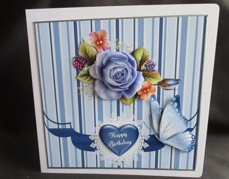 Love Heart (2) Square Card Mini Kit by Angela Walker