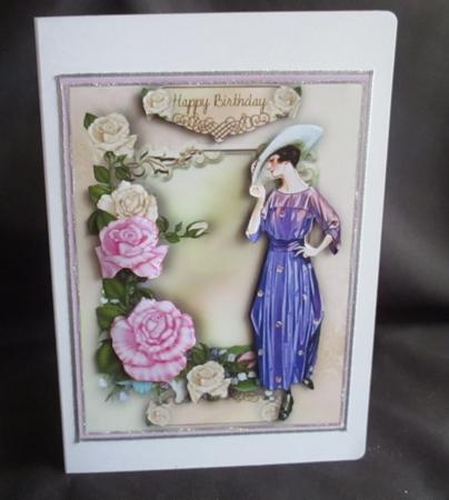 Stunning Lady in Purple by Angela Walker