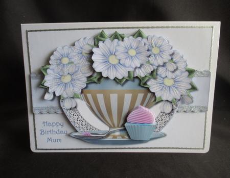 Teacup & Flowers Mini Kit by Angela Walker