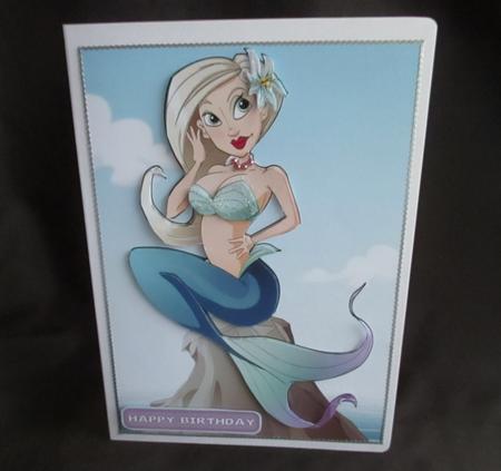 Blonde Mermaid Dudess by Angela Walker