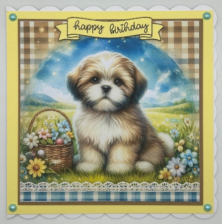 Spring Picnic Pups 10 by Angela White