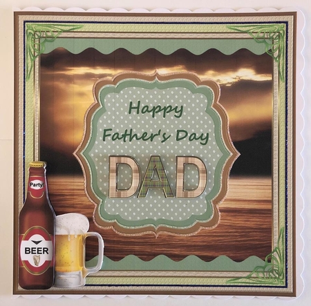 Happy Fathers Day Topper 11 by Angela White