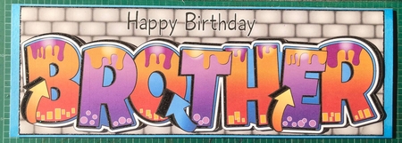Graffiti BROTHER large dl by Angela White