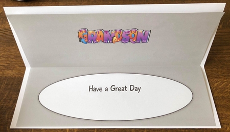 Graffiti GRANDSON large dl insert by Angela White