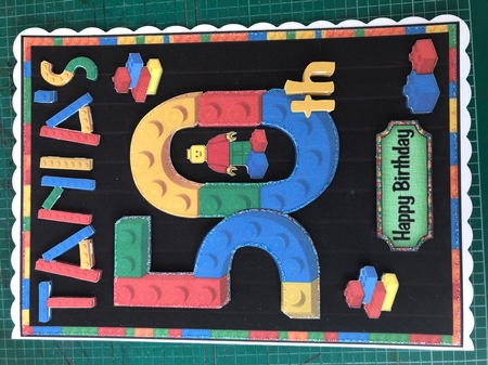 50th Birthday Building Block for Tania by Angela White