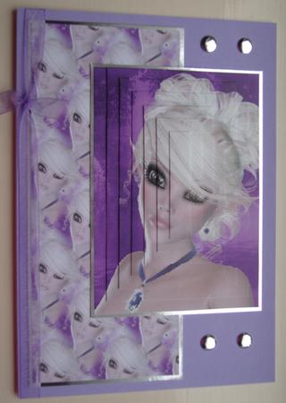Purple Haze Fairy A4 Card Front by Angela White