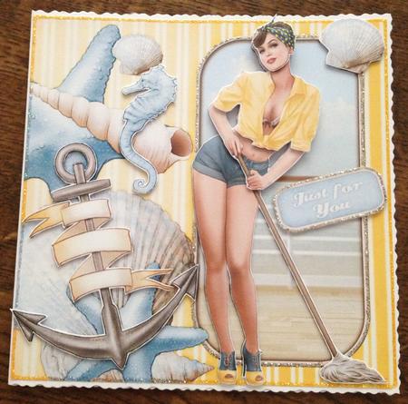 1950's Pin Up Girl Alice May Mini Kit (yellow) by Angela White