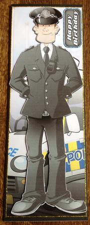 Police Officer Dude (passing Out Parade) Large Dl by Angela White