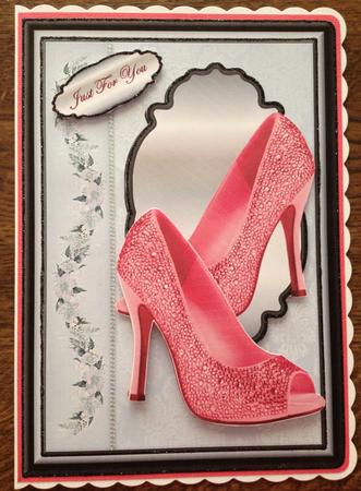Pink Prom Shoes by Angela White