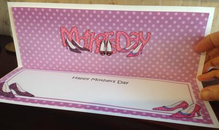 Large Dl Mothers Day Shoes Matching Large Dl Insert by Angela White
