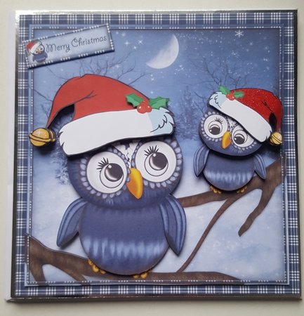 The Christmas Owls Mini Kit by Angela Whitehead