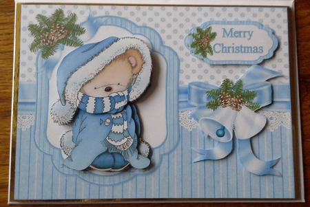 Snuggle Bear Christmas by Angela Whitehead