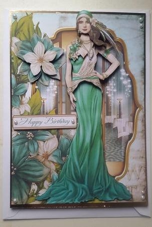 Art Deco Lady Sophia Aqua Featured Gallery Photo