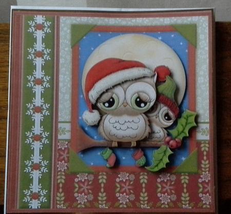 Have a Hoot of a Christmas Owls 8 by Angela Whitehead