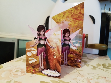 Fairy Glen Cascade Card by Anita chambers