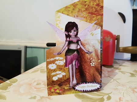 Fairy Glen Cascade Card by Anita chambers