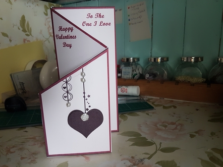 Love Heart Cascade - Valentine by Anita chambers