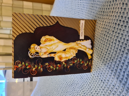 Art Deco Amanda & Christmas Holly by Anita chambers