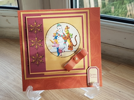 3D Pooh & the Gang Bauble, Card & Box Mini Kit 4 by Anita chambers