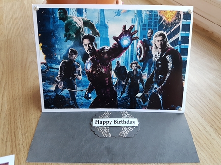 The Avengers Group 2 Quick Card by Anita chambers