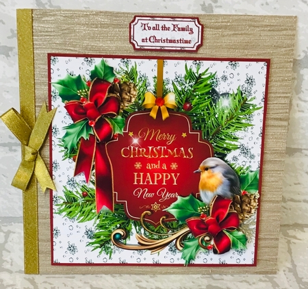 Christmas feathers and bows by Anita Henery