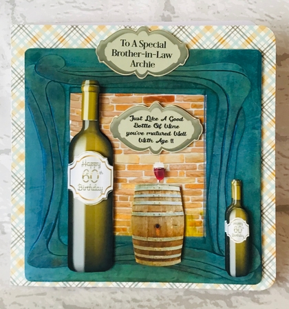 male Birthday wine 60th by Anita Henery