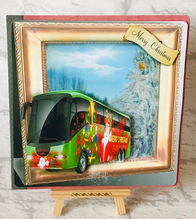 christmas coach by Anita Henery