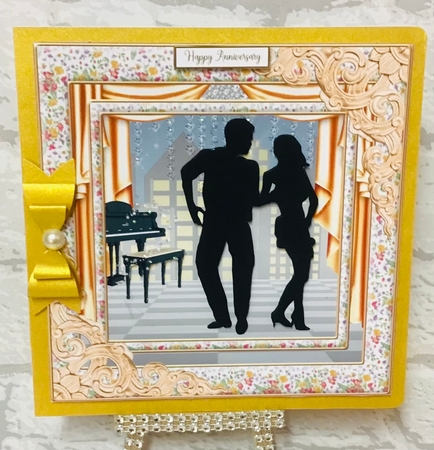 Anniversary/Romance Together We Dance Decoupage Topper 4 by Anita Henery