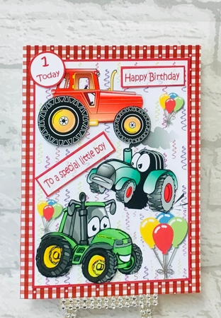 Birthday tractors by Anita Henery