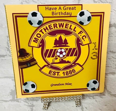 Football Motherwell by Anita Henery