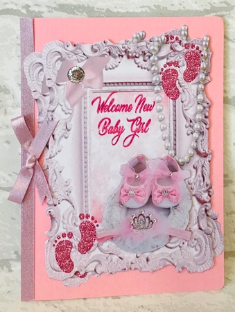 2 baby girl toppers by Anita Henery