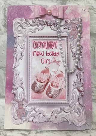 2 baby girl toppers by Anita Henery
