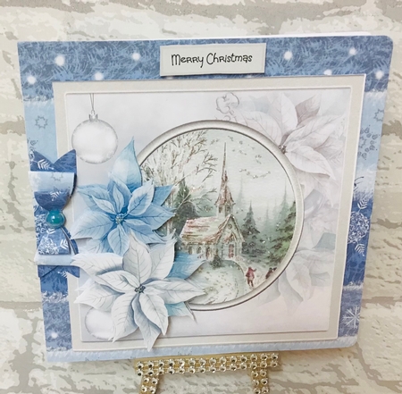 Church service 7x7 card by Anita Henery
