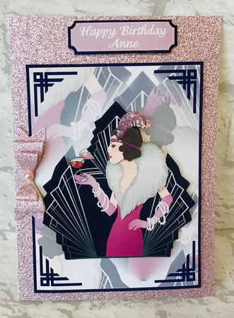 Deco Lovely Mauve by Anita Henery