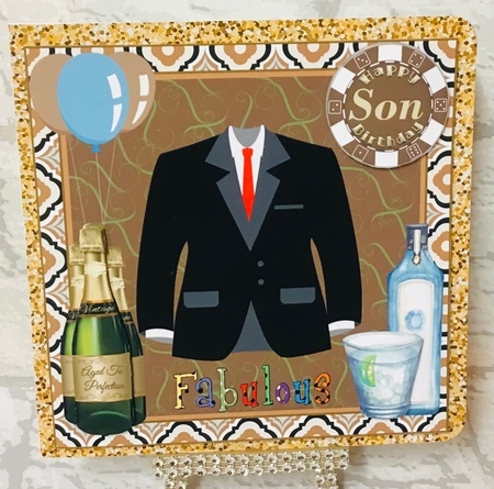 Dad,Son,Brother,Friend card front by Anita Henery